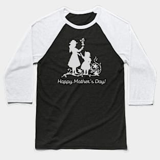 Mother's Day Silhouette 2 Baseball T-Shirt